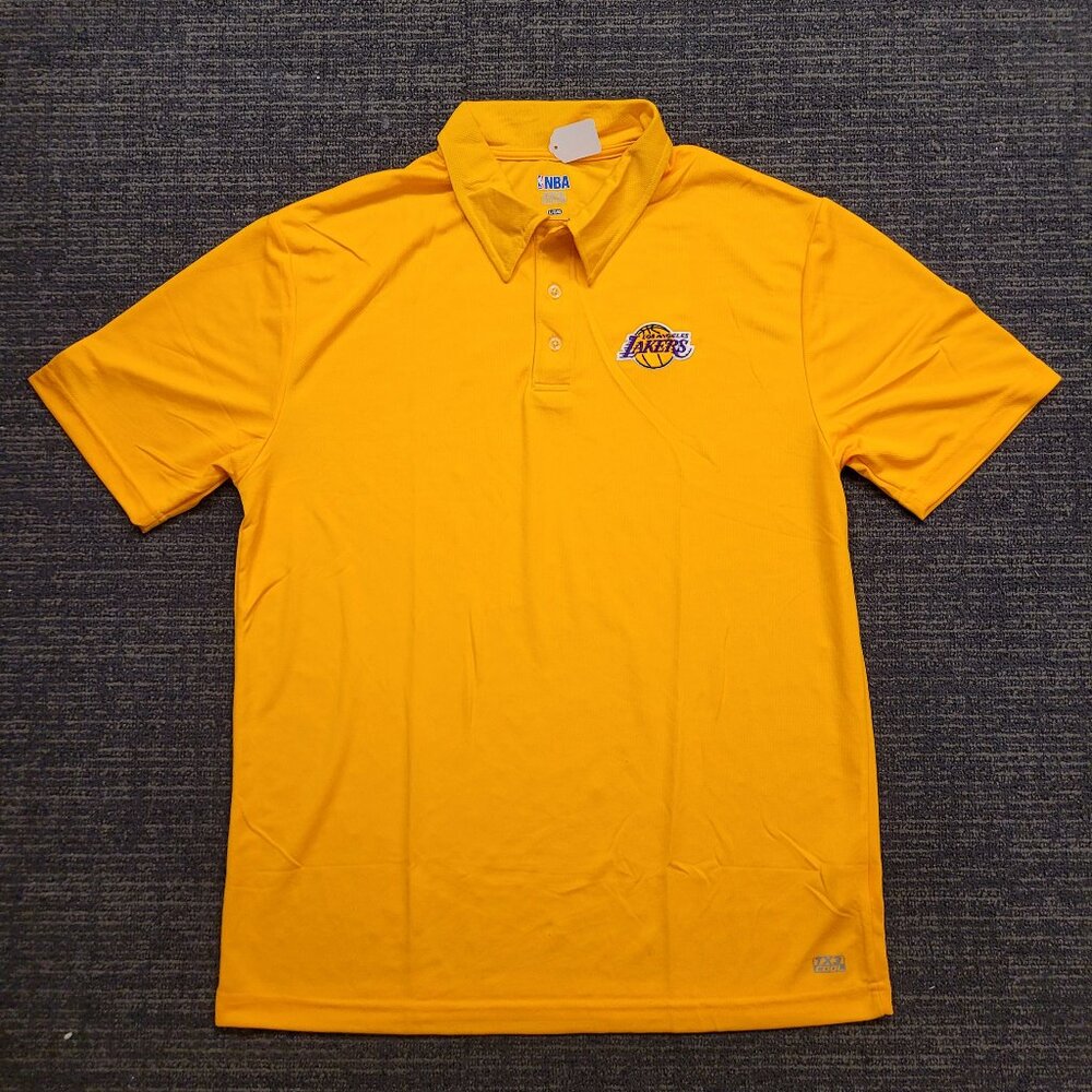 NWOT LA Lakers NBA Polo Shirt L